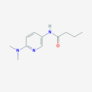 molecular formula C11H17N3O B15535920 n-(6-(Dimethylamino)pyridin-3-yl)butyramide 