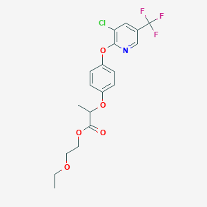molecular formula C19H19ClF3NO5 B155362 氟乐灵-乙酯 CAS No. 87237-48-7