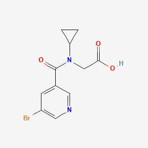 molecular formula C11H11BrN2O3 B15536276 n-(5-Bromonicotinoyl)-n-cyclopropylglycine 