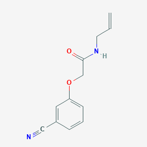 molecular formula C12H12N2O2 B15536350 n-Allyl-2-(3-cyanophenoxy)acetamide 