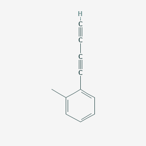 molecular formula C11H8 B155364 1-(Buta-1,3-diyn-1-yl)-2-methylbenzene CAS No. 131292-30-3