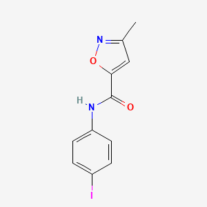 molecular formula C11H9IN2O2 B15536838 n-(4-Iodophenyl)-3-methylisoxazole-5-carboxamide 