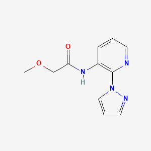 molecular formula C11H12N4O2 B15536848 n-(2-(1h-Pyrazol-1-yl)pyridin-3-yl)-2-methoxyacetamide 