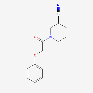 molecular formula C14H18N2O2 B15536907 N-(2-cyanopropyl)-N-ethyl-2-phenoxyacetamide 