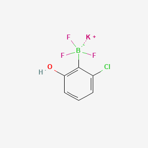 molecular formula C6H4BClF3KO B15537291 Potassium (2-chloro-6-hydroxyphenyl)trifluoroborate 