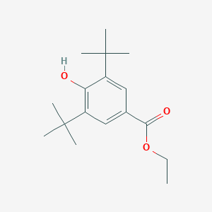 molecular formula C17H26O3 B155373 Benzoic acid, 3,5-bis(1,1-dimethylethyl)-4-hydroxy-, ethyl ester CAS No. 1620-64-0