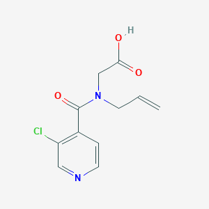 molecular formula C11H11ClN2O3 B15537363 n-Allyl-n-(3-chloroisonicotinoyl)glycine 