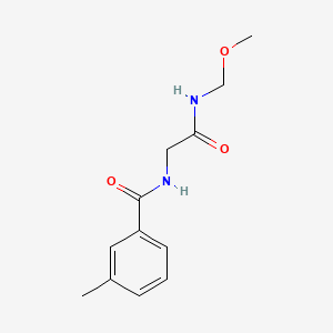 molecular formula C12H16N2O3 B15537538 n-(2-((Methoxymethyl)amino)-2-oxoethyl)-3-methylbenzamide 