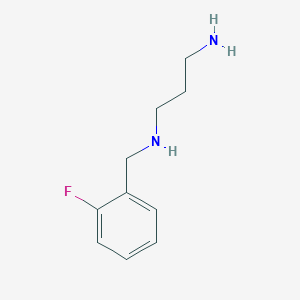 molecular formula C10H15FN2 B15537597 N-(2-fluorobenzyl)propane-1,3-diamine 