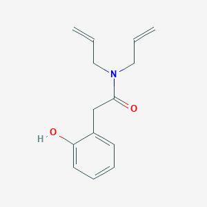 molecular formula C14H17NO2 B15537613 n,n-Diallyl-2-(2-hydroxyphenyl)acetamide 