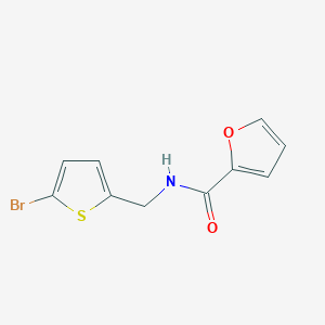 molecular formula C10H8BrNO2S B15537658 n-((5-Bromothiophen-2-yl)methyl)furan-2-carboxamide 