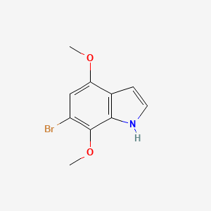 molecular formula C10H10BrNO2 B15537662 6-Bromo-4,7-dimethoxy-1H-indole 
