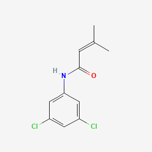 molecular formula C11H11Cl2NO B15537670 N-(3,5-dichlorophenyl)-3-methylbut-2-enamide 
