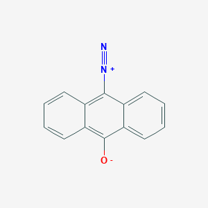 molecular formula C14H8N2O B155377 10-Diazonioanthracen-9-olate CAS No. 1705-82-4