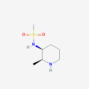 molecular formula C7H16N2O2S B15537725 N-((2S,3S)-2-Methylpiperidin-3-yl)methanesulfonamide 