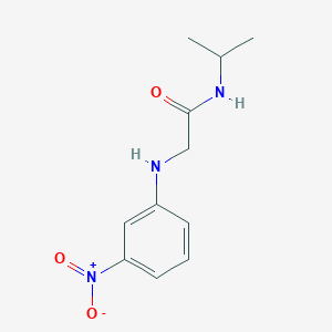 molecular formula C11H15N3O3 B15537747 n-Isopropyl-2-((3-nitrophenyl)amino)acetamide 