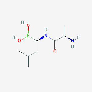 molecular formula C8H19BN2O3 B15537768 Ala-boroLeu 