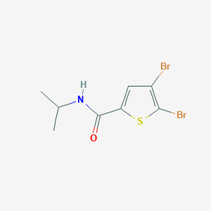 molecular formula C8H9Br2NOS B15537791 4,5-Dibromo-N-isopropylthiophene-2-carboxamide 