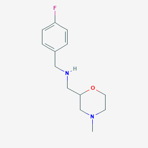 molecular formula C13H19FN2O B15537932 n-(4-Fluorobenzyl)-1-(4-methylmorpholin-2-yl)methanamine 