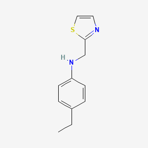 molecular formula C12H14N2S B15537984 4-Ethyl-N-(thiazol-2-ylmethyl)aniline 