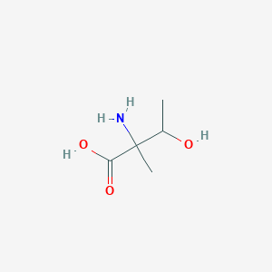 molecular formula C5H11NO3 B155381 2-Amino-3-hydroxy-2-methylbutanoic acid CAS No. 10148-74-0