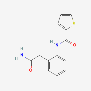molecular formula C13H12N2O2S B15538133 n-(2-(2-Amino-2-oxoethyl)phenyl)thiophene-2-carboxamide 