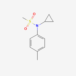 molecular formula C11H15NO2S B15538154 n-Cyclopropyl-N-(p-tolyl)methanesulfonamide 