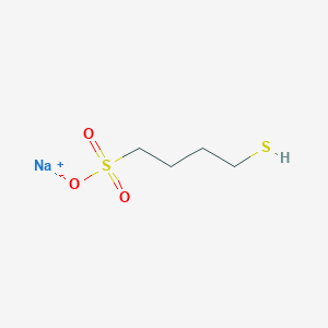 molecular formula C4H9NaO3S2 B15538195 Sodium 4-mercaptobutane-1-sulfonate 