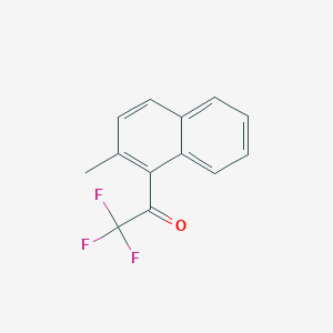 molecular formula C13H9F3O B155382 1-(2-Methylnaphthyl) trifluoromethyl ketone CAS No. 131831-98-6