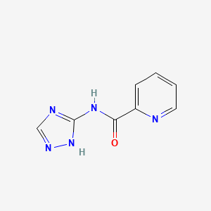 molecular formula C8H7N5O B15538225 n-(1h-1,2,4-Triazol-5-yl)picolinamide 