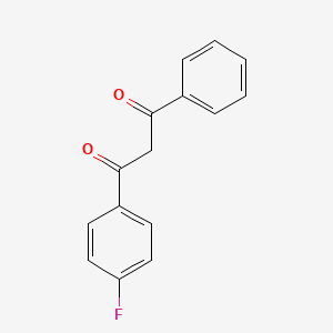 molecular formula C15H11FO2 B15538282 1-(4-Fluorophenyl)-3-phenylpropane-1,3-dione 