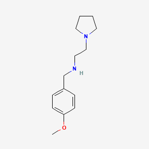 molecular formula C14H22N2O B15538392 N-(4-methoxybenzyl)-2-(pyrrolidin-1-yl)ethanamine 
