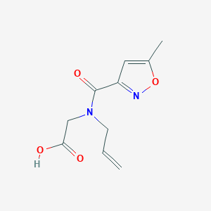 molecular formula C10H12N2O4 B15538628 n-Allyl-n-(5-methylisoxazole-3-carbonyl)glycine 