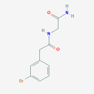 molecular formula C10H11BrN2O2 B15538647 N-(2-amino-2-oxoethyl)-2-(3-bromophenyl)acetamide 