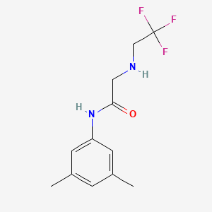 molecular formula C12H15F3N2O B15538700 n-(3,5-Dimethylphenyl)-2-((2,2,2-trifluoroethyl)amino)acetamide 