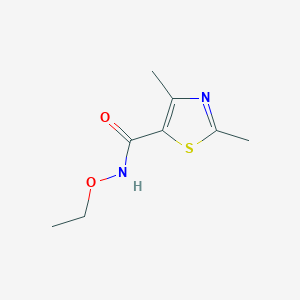 molecular formula C8H12N2O2S B15538727 n-Ethoxy-2,4-dimethylthiazole-5-carboxamide 