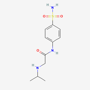 molecular formula C11H17N3O3S B15538758 2-(Isopropylamino)-N-(4-sulfamoylphenyl)acetamide 