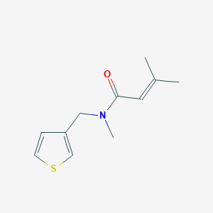 molecular formula C11H15NOS B15538956 N,3-dimethyl-N-(thiophen-3-ylmethyl)but-2-enamide 