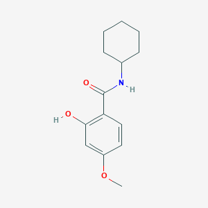 molecular formula C14H19NO3 B15538964 N-cyclohexyl-2-hydroxy-4-methoxybenzamide 