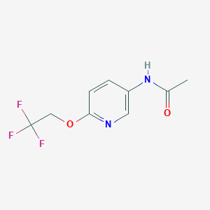 molecular formula C9H9F3N2O2 B15539019 n-(6-(2,2,2-Trifluoroethoxy)pyridin-3-yl)acetamide 