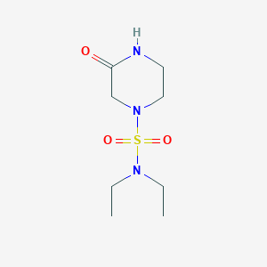 molecular formula C8H17N3O3S B15539075 N,N-diethyl-3-oxopiperazine-1-sulfonamide 