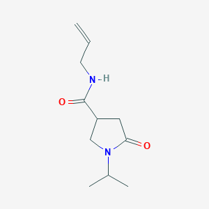 molecular formula C11H18N2O2 B15539117 n-Allyl-1-isopropyl-5-oxopyrrolidine-3-carboxamide 