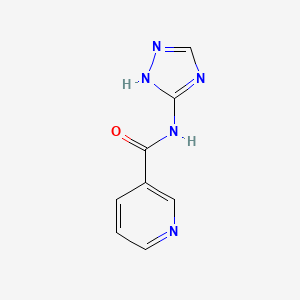 molecular formula C8H7N5O B15539202 n-(1h-1,2,4-Triazol-5-yl)nicotinamide 
