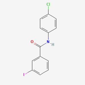 molecular formula C13H9ClINO B15539252 N-(4-chlorophenyl)-3-iodobenzamide 