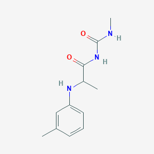 molecular formula C12H17N3O2 B15539257 n-(Methylcarbamoyl)-2-(m-tolylamino)propanamide 