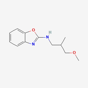 molecular formula C12H16N2O2 B15539273 n-(3-Methoxy-2-methylpropyl)benzo[d]oxazol-2-amine 