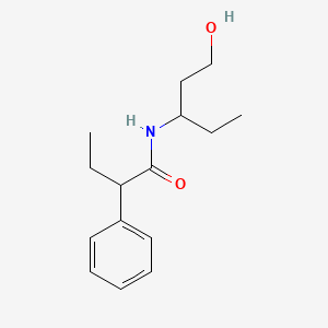 molecular formula C15H23NO2 B15539305 N-(1-hydroxypentan-3-yl)-2-phenylbutanamide 