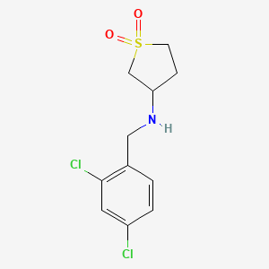 molecular formula C11H13Cl2NO2S B15539403 N-(2,4-dichlorobenzyl)tetrahydrothiophen-3-amine 1,1-dioxide 