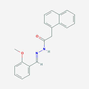 molecular formula C20H18N2O2 B15539416 N'-[(E)-(2-methoxyphenyl)methylidene]-2-(naphthalen-1-yl)acetohydrazide 