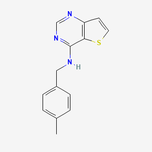 molecular formula C14H13N3S B15539454 n-(4-Methylbenzyl)thieno[3,2-d]pyrimidin-4-amine 